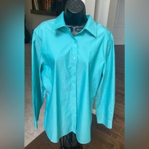 Women's Turquoise Blouse by Foxcroft